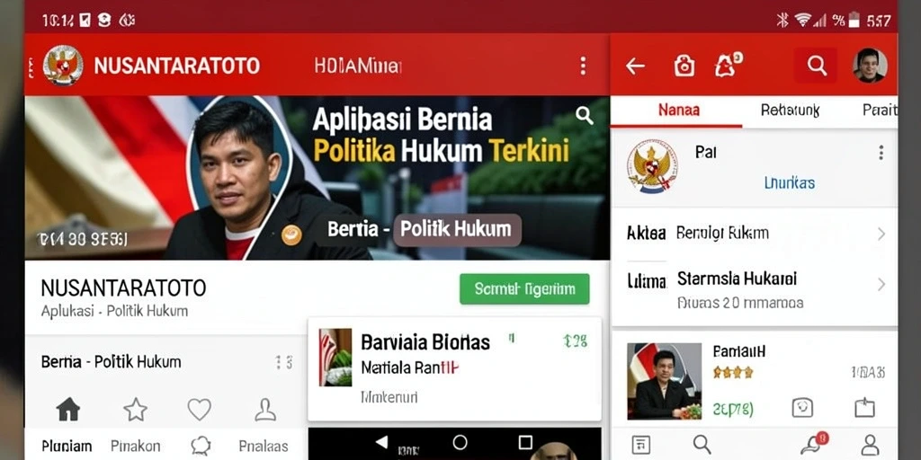 Tampilan antarmuka NUSANTARATOTO yang modern dan informatif.