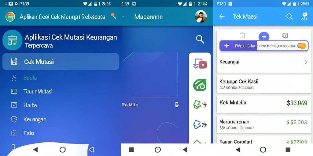 Antarmuka aplikasi PT89 yang menampilkan fungsi Cek Mutasi.